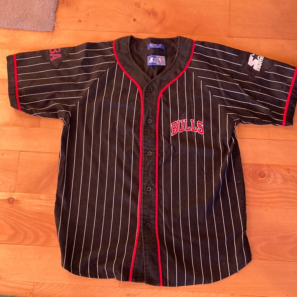 Starter, NBA Collector Chicago Bulls Official 65/35% Polyester/Cotton Sz M.